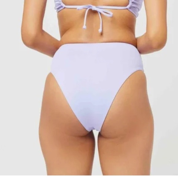 L*Space NWT Nancy Lee Bikini Bottom Bitsy Size L and Camellia top Wisteria L - Picture 6 of 16